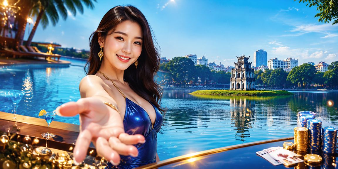 Không khí lễ hội casino và giải trí buổi tối sôi động tại Hà Nội